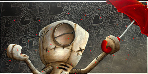 Fabio Napoleoni Prints Fabio Napoleoni Prints Shower Me with Love and Kisses (SN) Canvas
